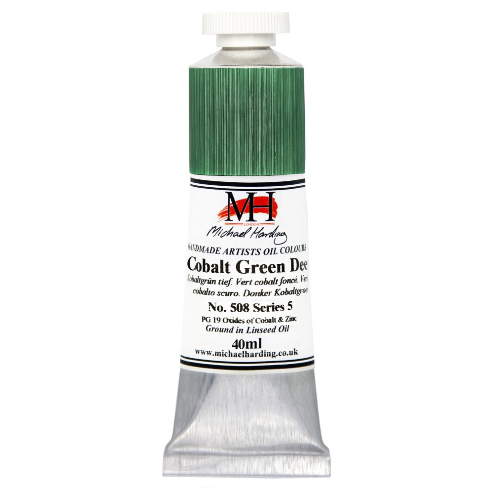 Farba olejna - Michael Harding - 508, Cobalt Green Deep, 40 ml