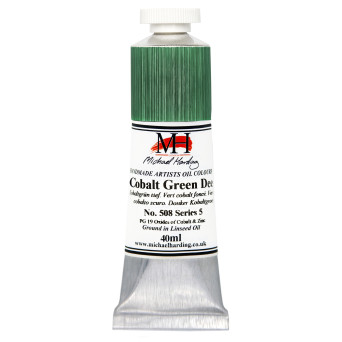 Farba olejna - Michael Harding - 508, Cobalt Green Deep, 40 ml