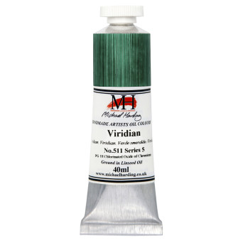 Oil paint - Michael Harding - 511, Viridian, 40 ml