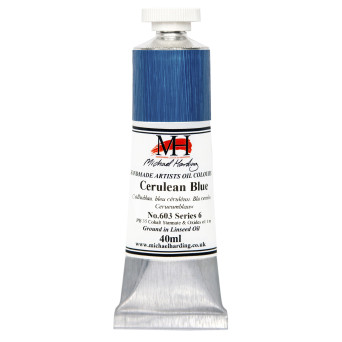 Farba olejna - Michael Harding - 603, Cerulean Blue, 40 ml