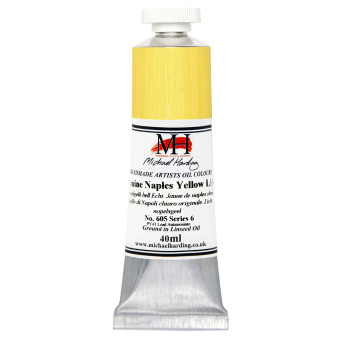 Oil paint - Michael Harding - 605, Genuine Naples Yellow Light, 40 ml