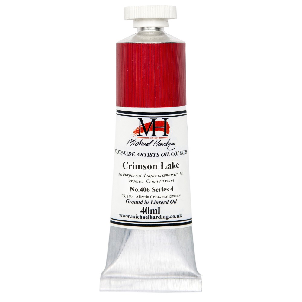 Farba olejna - Michael Harding - 406, Crimson Lake, 40 ml
