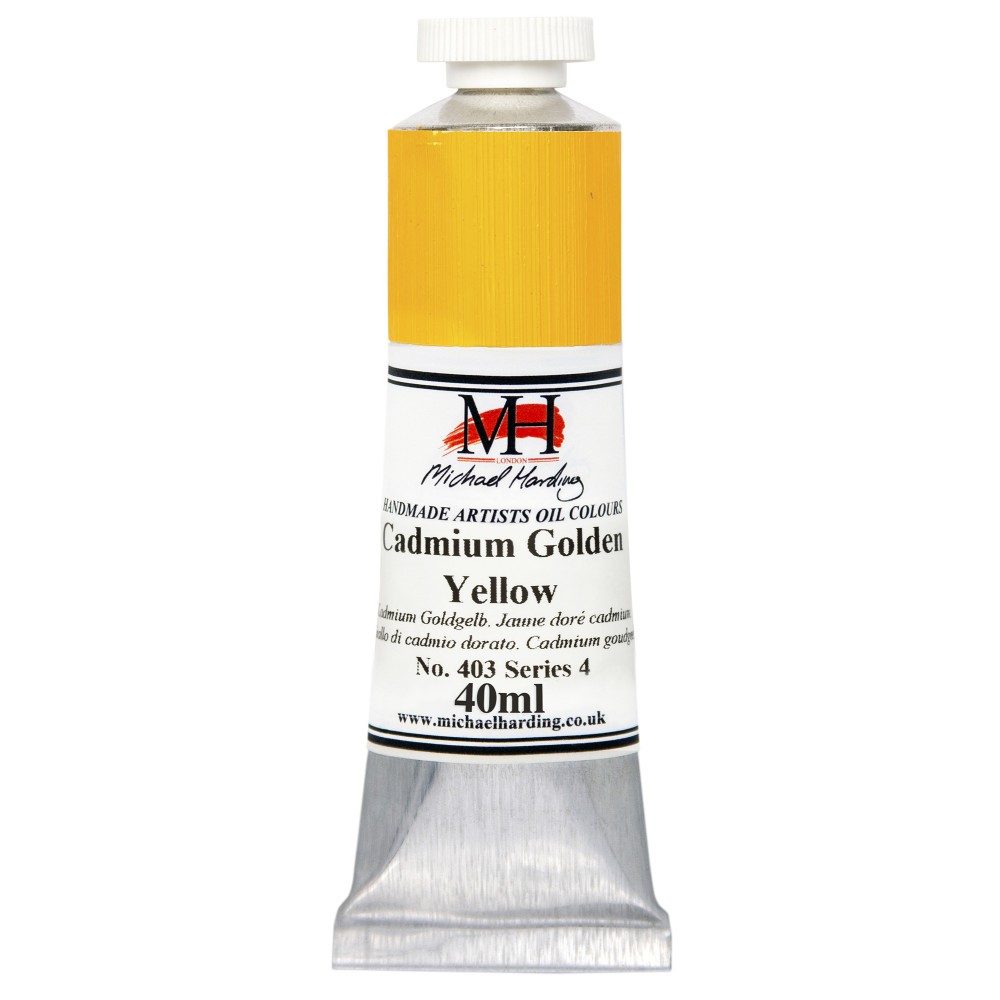 Oil paint - Michael Harding - 403, Cadmium Golden Yellow, 40 ml