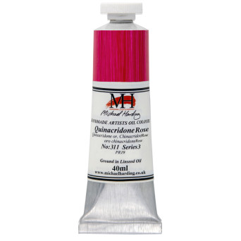 Farba olejna - Michael Harding - 311, Quinacridone Rose, 40 ml