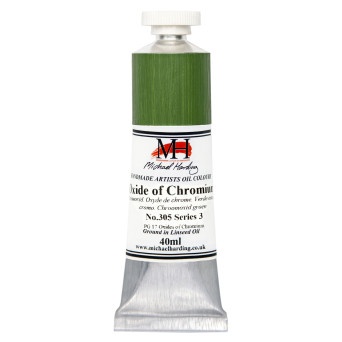 Oil paint - Michael Harding - 305, Oxide of Chromium, 40 ml