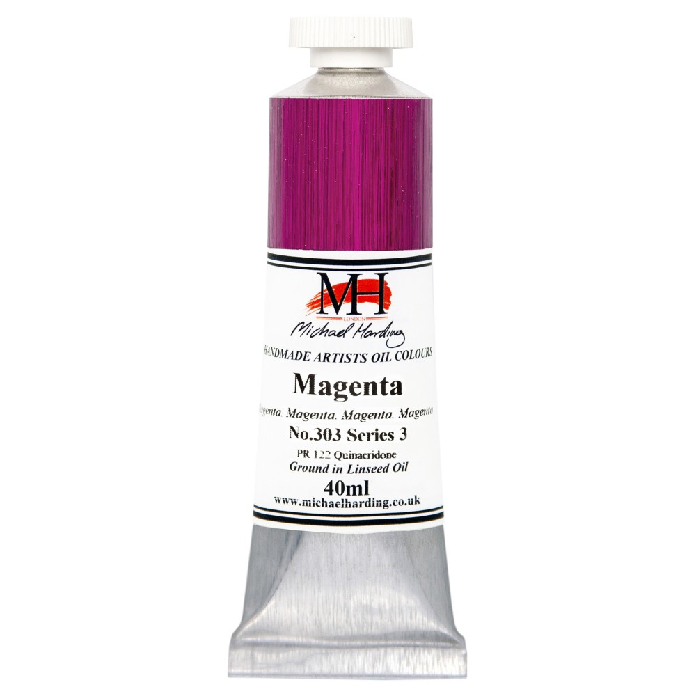 Oil paint - Michael Harding - 303, Magenta, 40 ml
