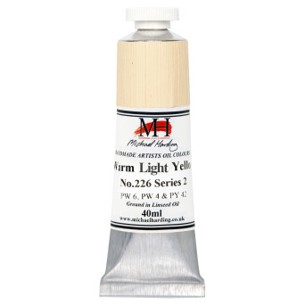 Oil paint - Michael Harding - 226, Warm Light Yellow, 40 ml
