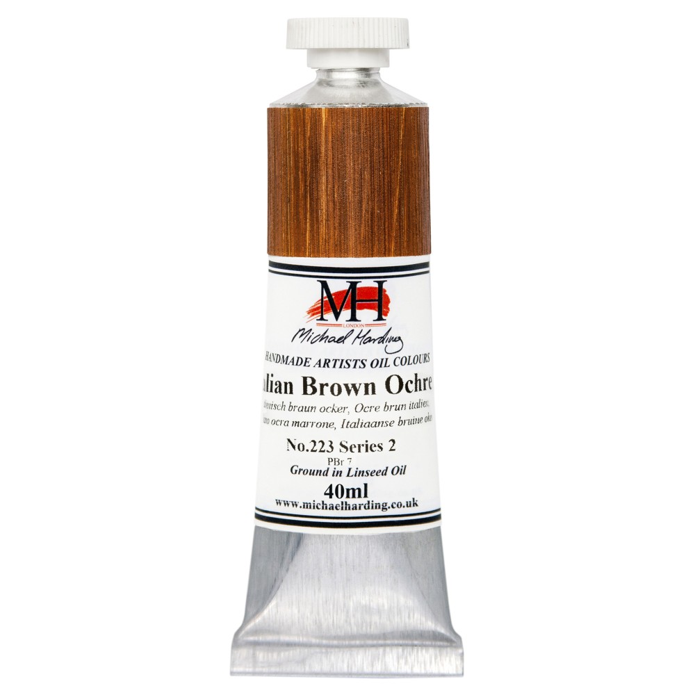 Farba olejna - Michael Harding - 223, Italian Brown Ochre, 40 ml
