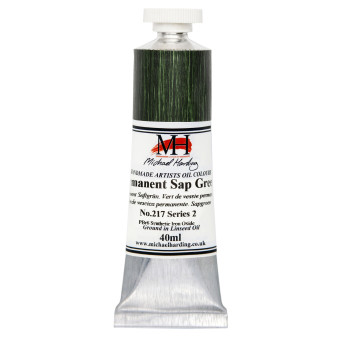 Oil paint - Michael Harding - 217, Permanent Sap Green, 40 ml