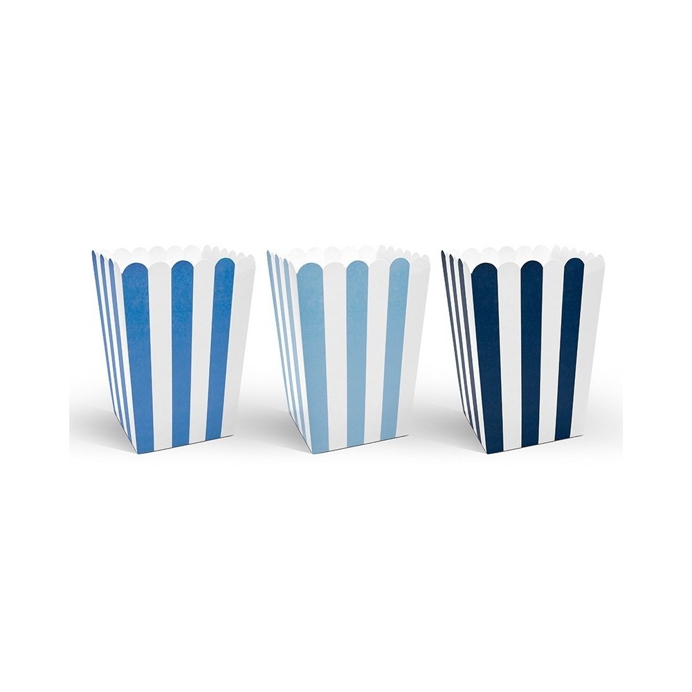 Decorative popcorn boxes - Little Plane, 6 pcs.