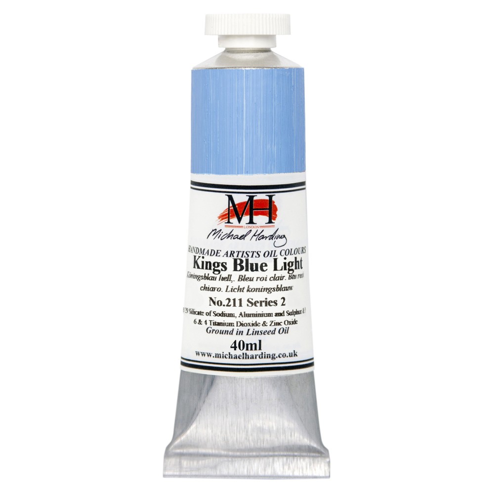 Oil paint - Michael Harding - 211, Kings Blue Light, 40 ml