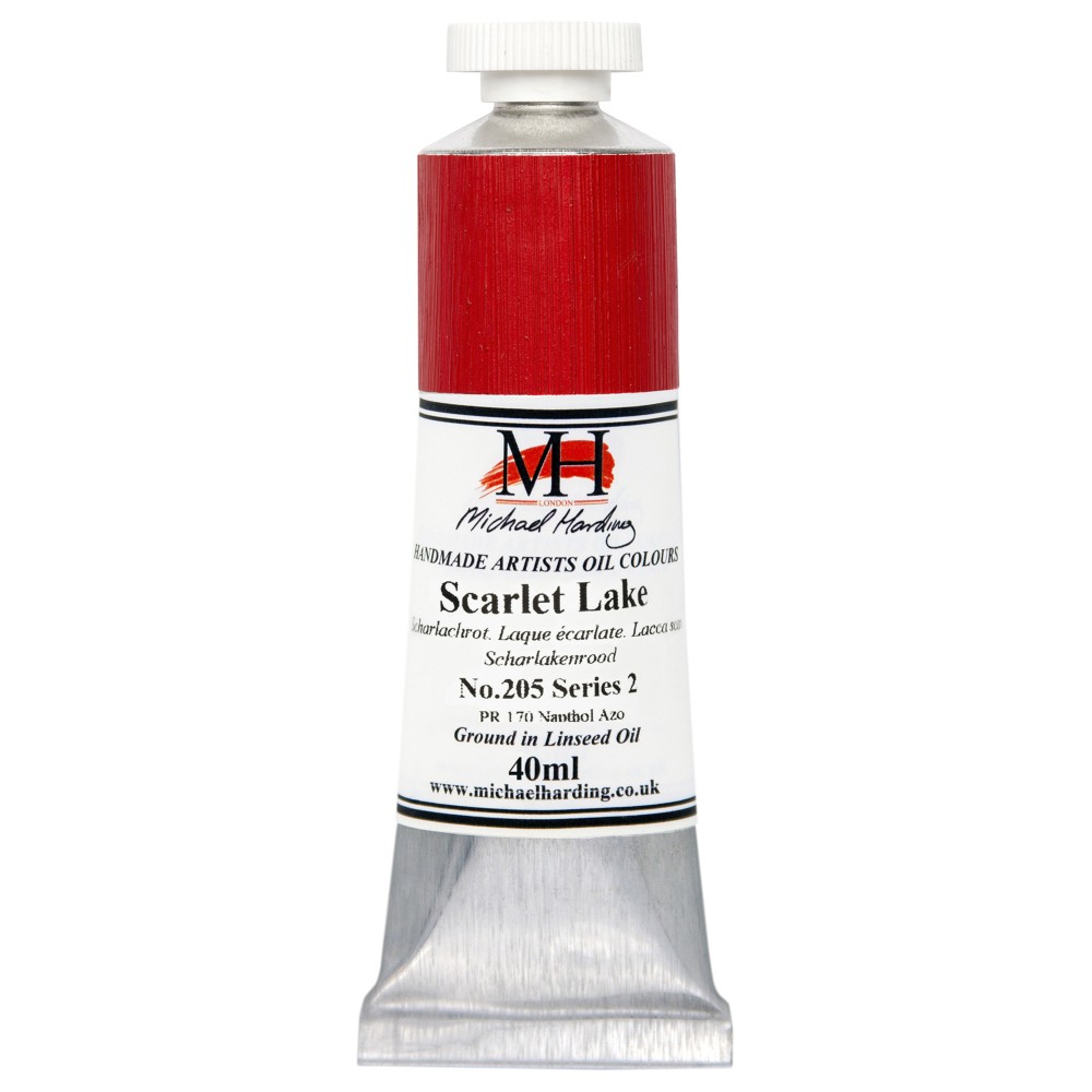 Farba olejna - Michael Harding - 205, Scarlet Lake, 40 ml