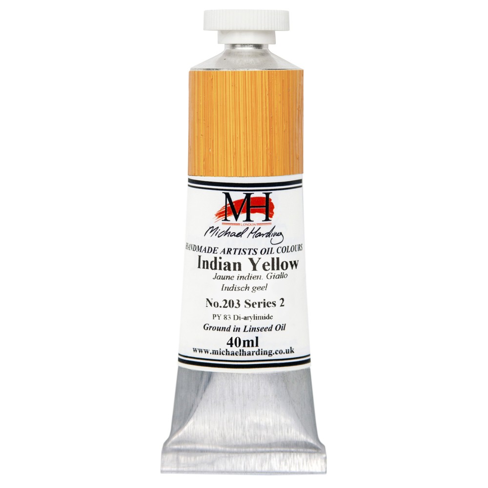 Farba olejna - Michael Harding - 203, Indian Yellow, 40 ml