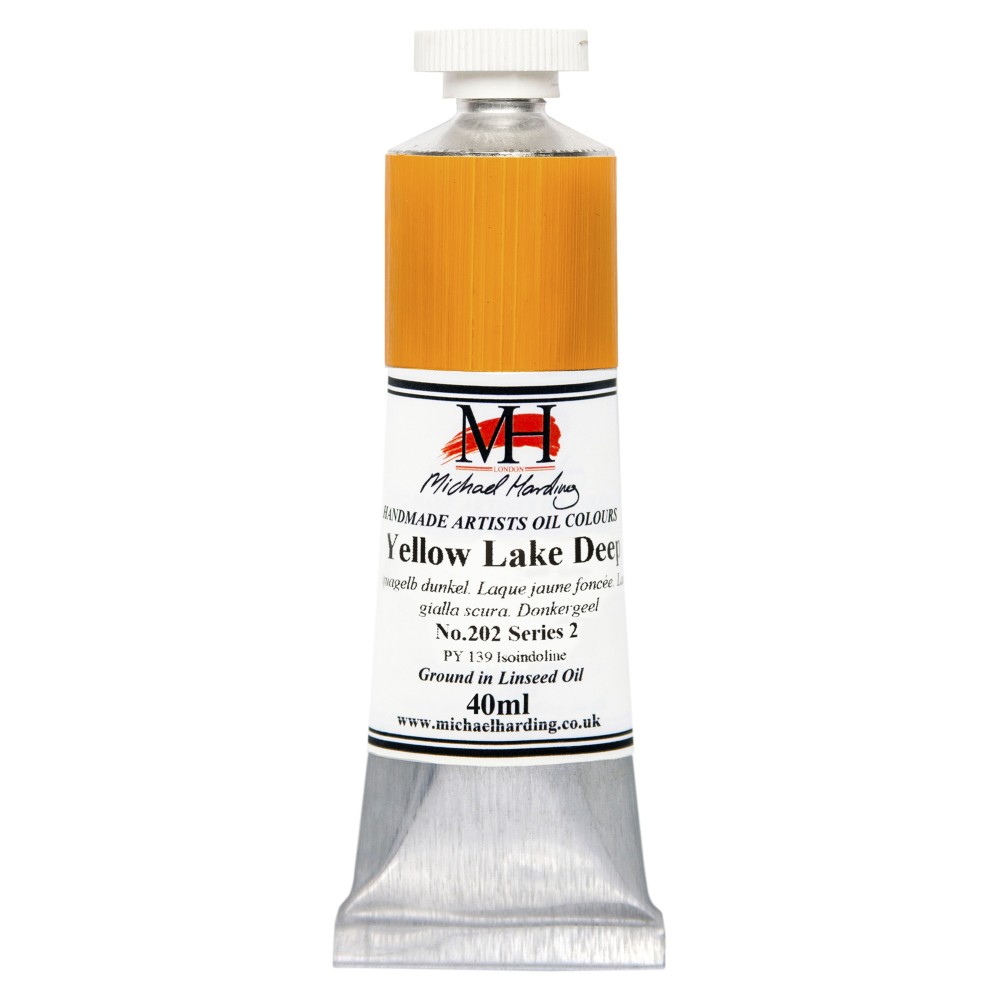 Farba olejna - Michael Harding - 202, Yellow Lake Deep, 40 ml