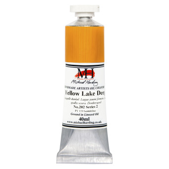 Oil paint - Michael Harding - 202, Yellow Lake Deep, 40 ml