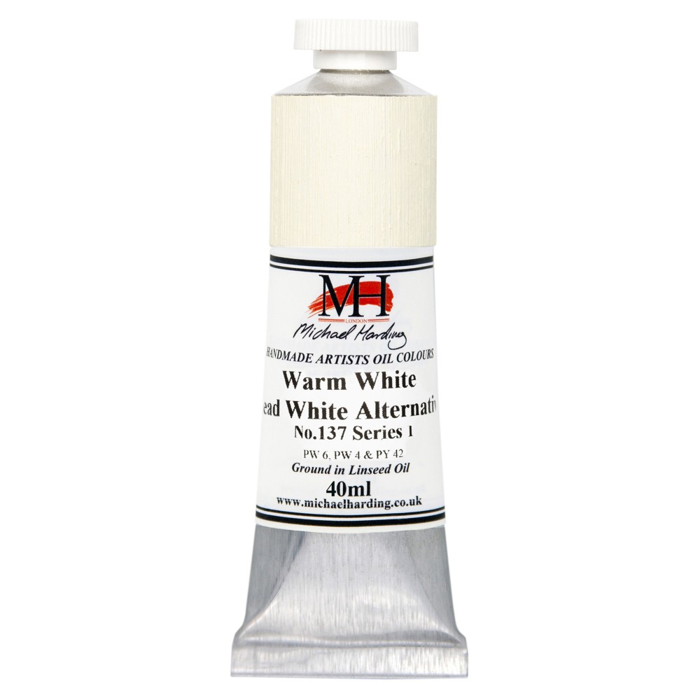 Oil paint - Michael Harding - 137, Warm White, 40 ml