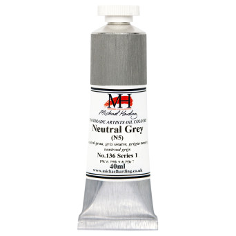 Farba olejna - Michael Harding - 136, Neutral Grey N5, 40 ml