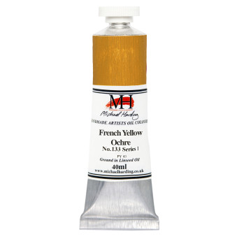 Farba olejna - Michael Harding - 133, French Yellow Ochre, 40 ml