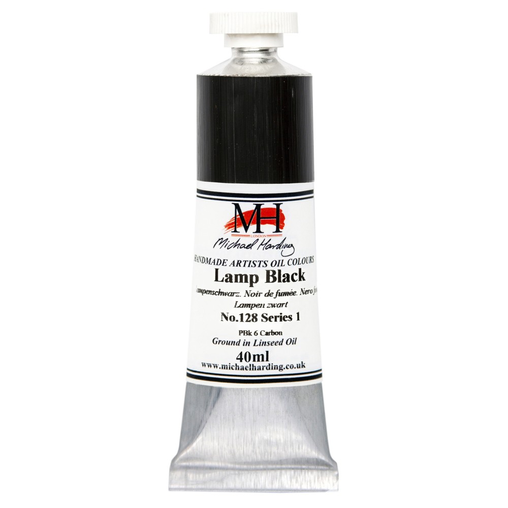 Farba olejna - Michael Harding - 128, Lamp Black, 40 ml