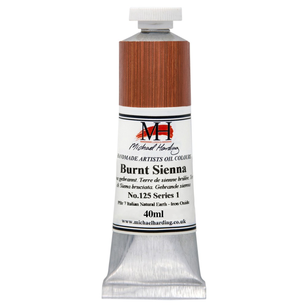 Farba olejna - Michael Harding - 125, Burnt Sienna, 40 ml