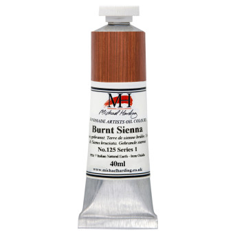 Farba olejna - Michael Harding - 125, Burnt Sienna, 40 ml