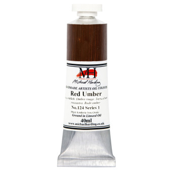 Oil paint - Michael Harding - 124, Red Umber, 40 ml