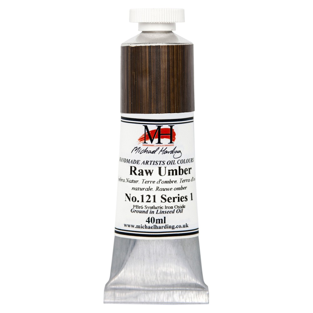Farba olejna - Michael Harding - 121, Raw Umber, 40 ml