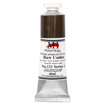 Farba olejna - Michael Harding - 121, Raw Umber, 40 ml