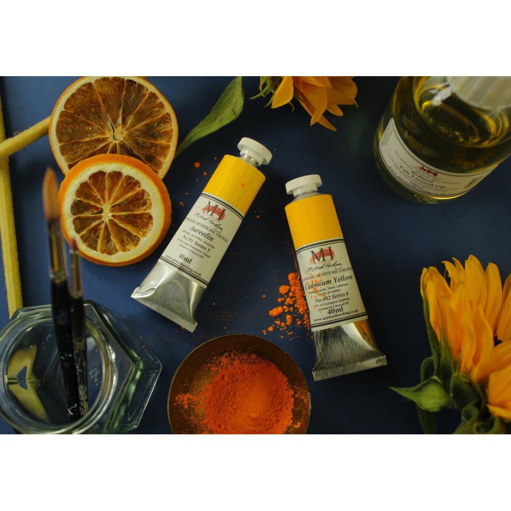 Farba olejna - Michael Harding - 120, Raw Sienna, 40 ml