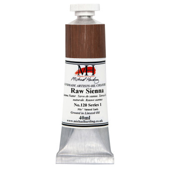 Farba olejna - Michael Harding - 120, Raw Sienna, 40 ml