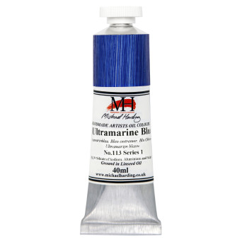 Oil paint - Michael Harding - 113, Ultramarine Blue, 40 ml