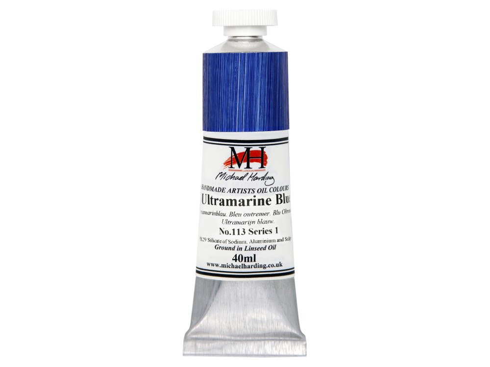 Oil paint - Michael Harding - 113, Ultramarine Blue, 40 ml