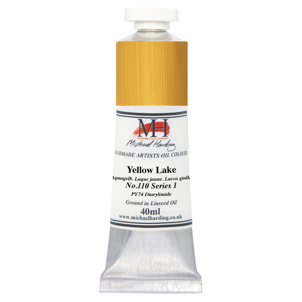 Oil paint - Michael Harding - 110, Yellow Lake, 40 ml