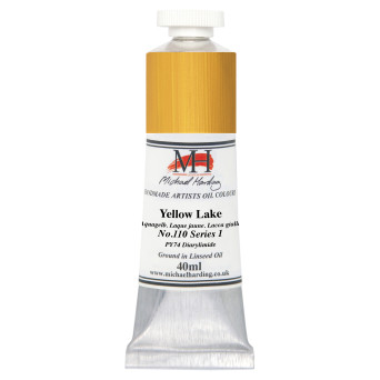 Oil paint - Michael Harding - 110, Yellow Lake, 40 ml
