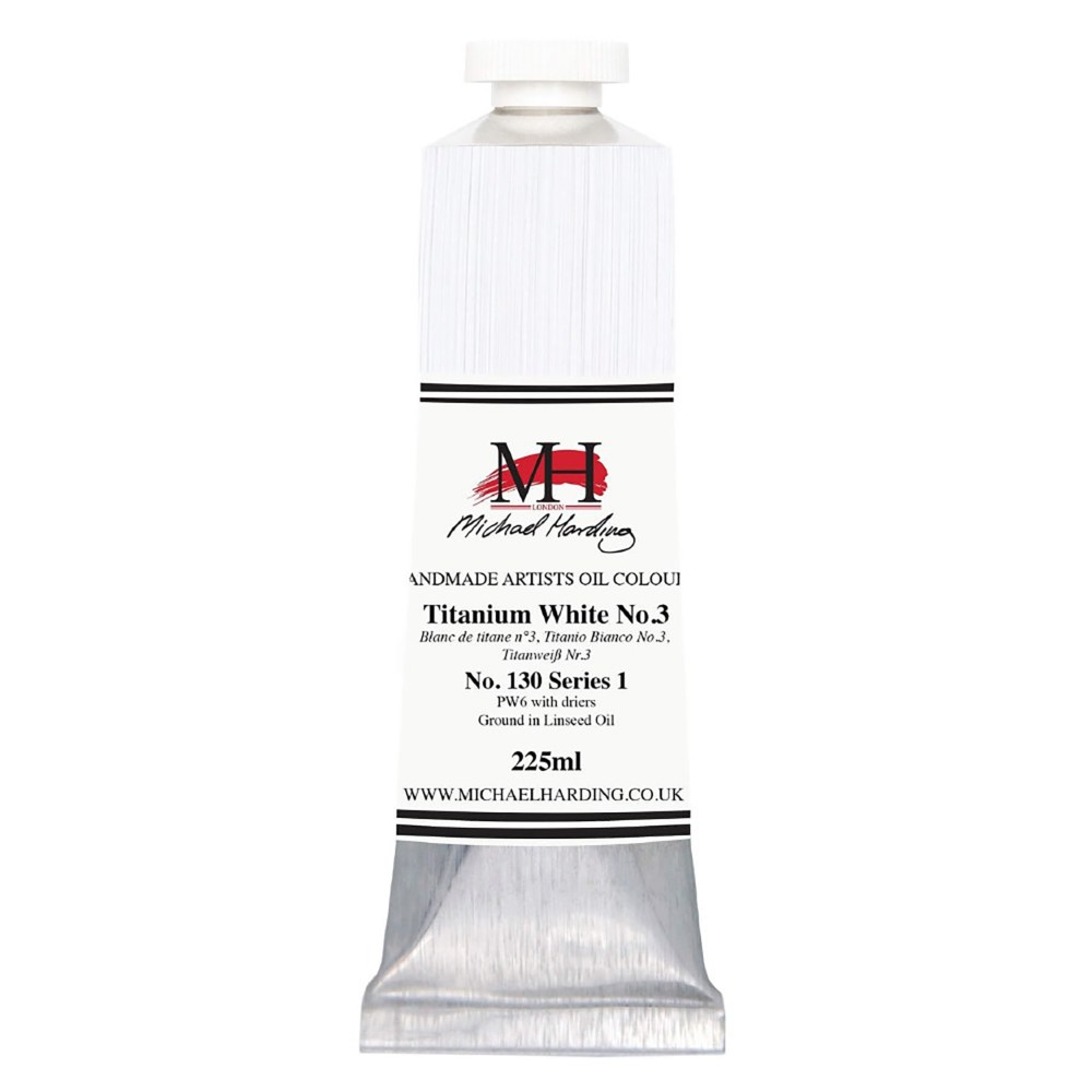 Oil paint - Michael Harding - 130, Titanium White 3, 40 ml