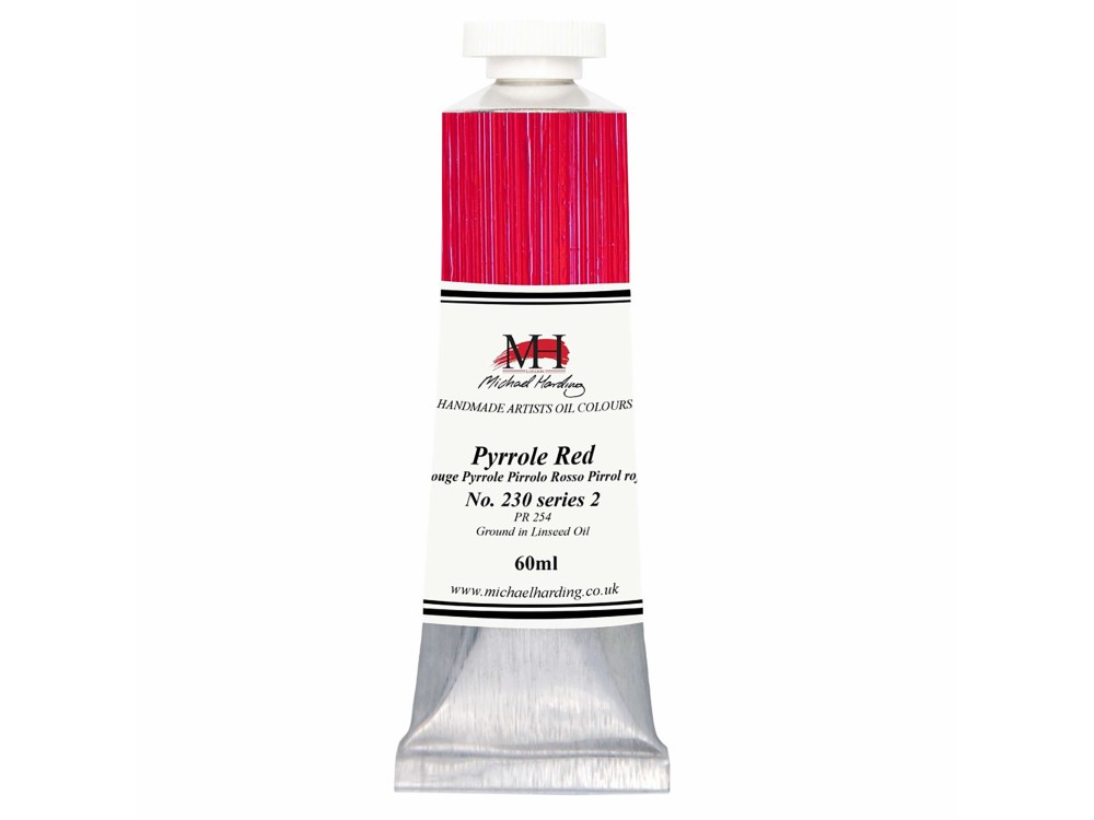 Oil paint - Michael Harding - 230, Pyrrole Red, 40 ml