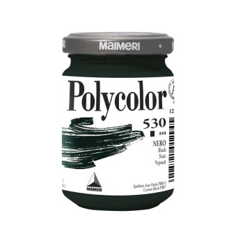 Farba akrylowa Polycolor - Maimeri - 530, Black, 140 ml