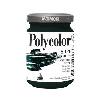 Farba akrylowa Polycolor - Maimeri - 514, Payne's Grey, 140 ml