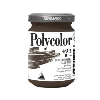 Acrylic paint Polycolor - Maimeri - 493, Raw Umber, 140 ml