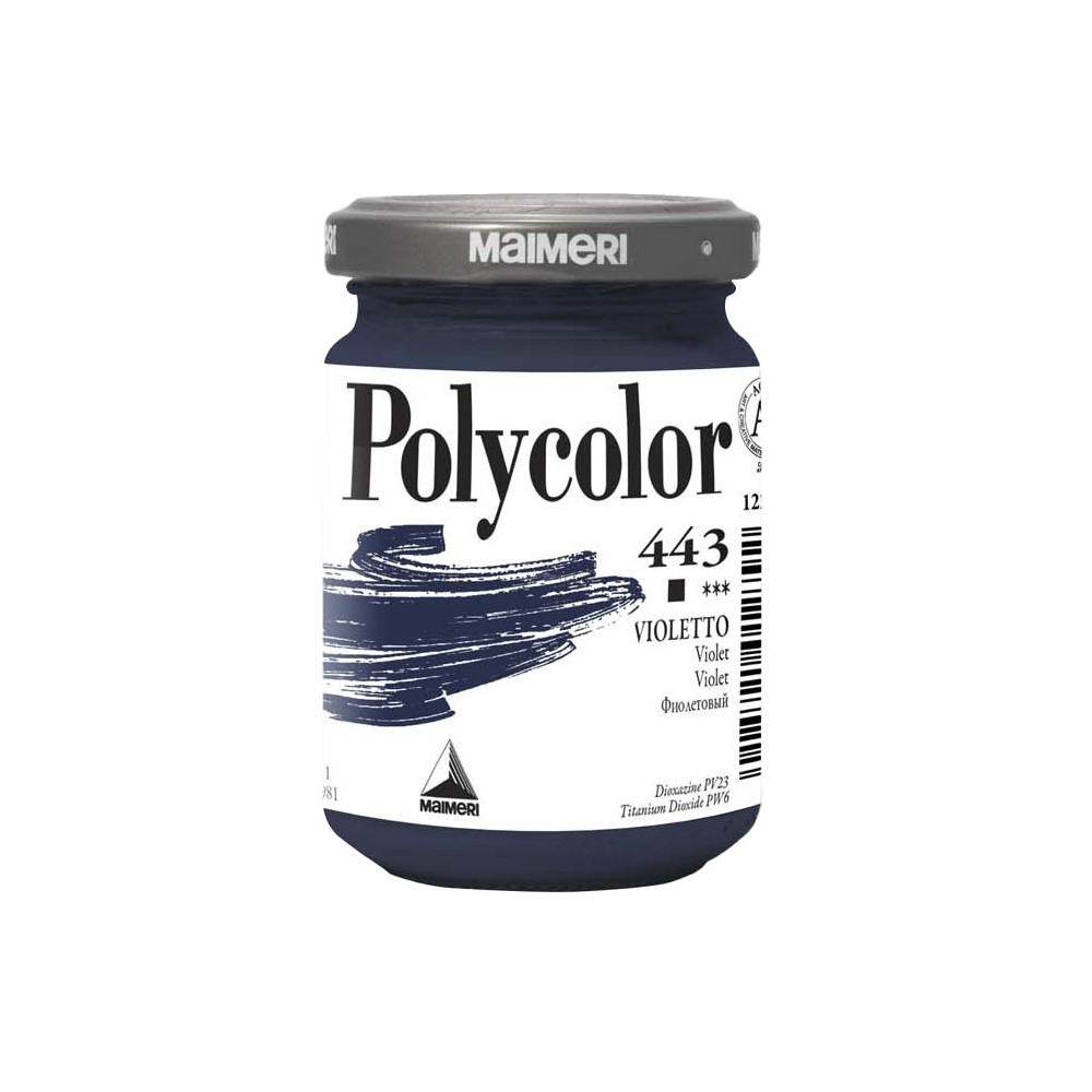Acrylic paint Polycolor - Maimeri - 443, Violet, 140 ml