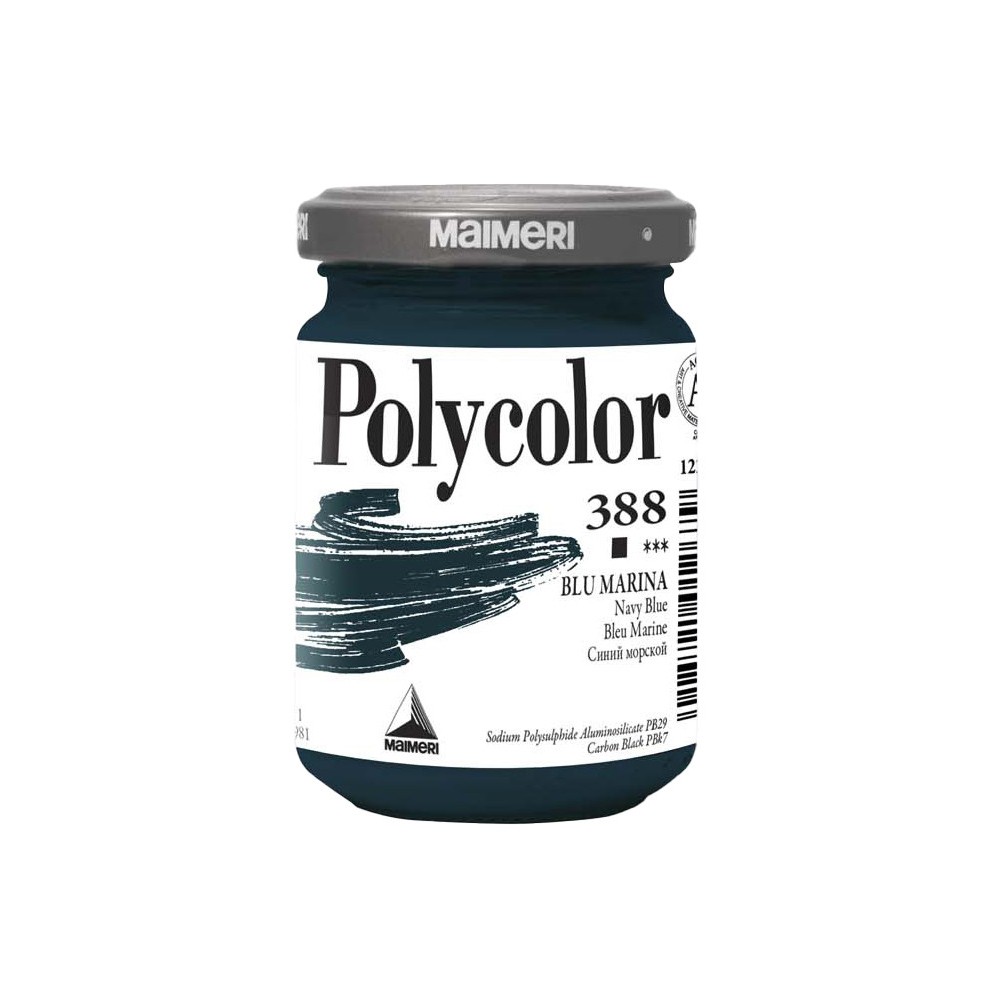 Farba akrylowa Polycolor - Maimeri - 388, Navy Blue, 140 ml
