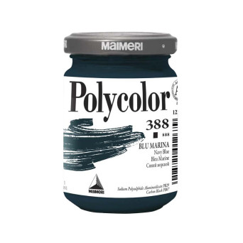 Acrylic paint Polycolor - Maimeri - 388, Navy Blue, 140 ml