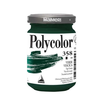 Acrylic paint Polycolor - Maimeri - 358, Sap Green, 140 ml