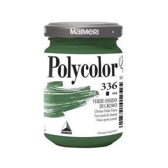 Acrylic paint Polycolor - Maimeri - 336, Chrome Oxide Green, 140 ml