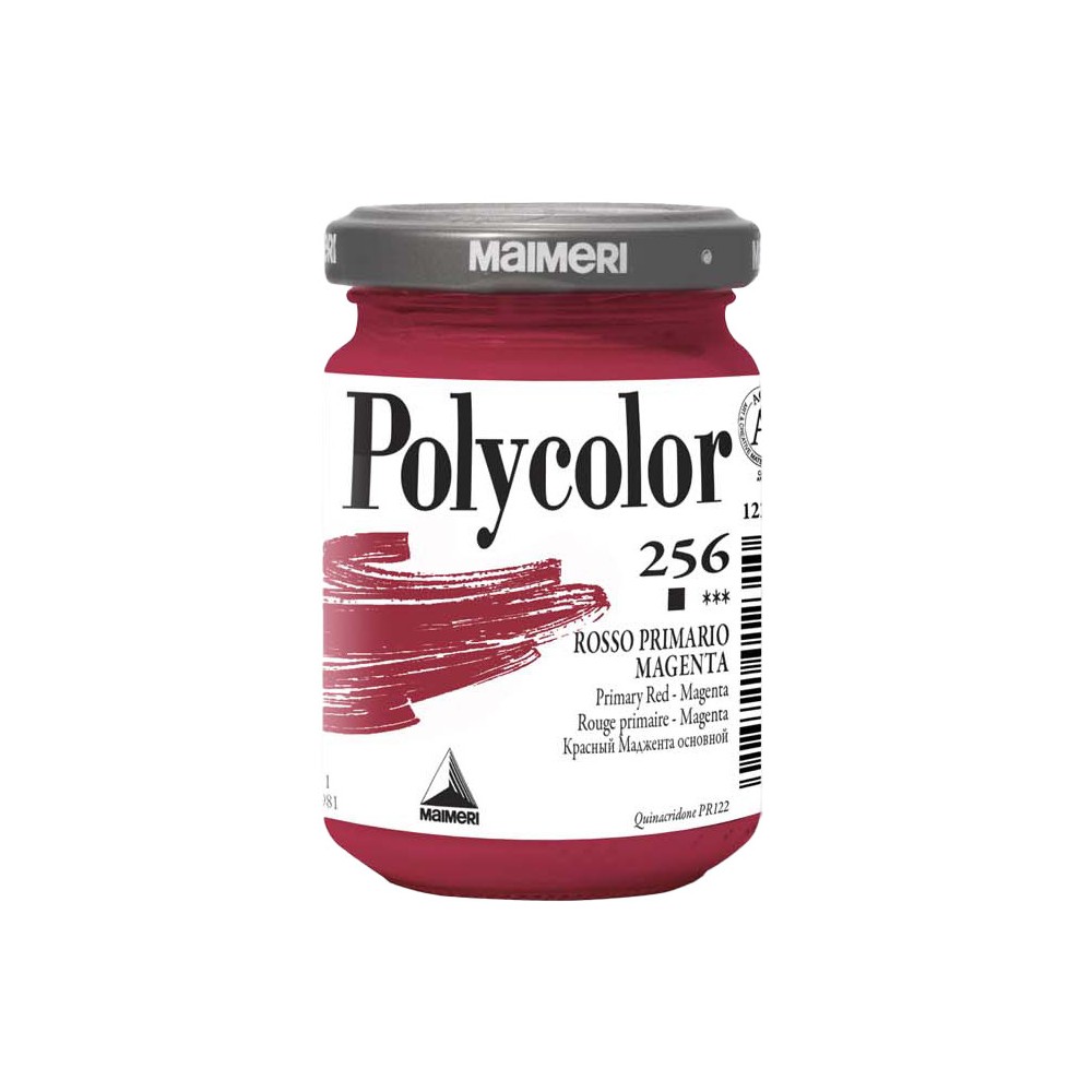 Acrylic paint Polycolor - Maimeri - 256, Primary Red Magenta, 140 ml