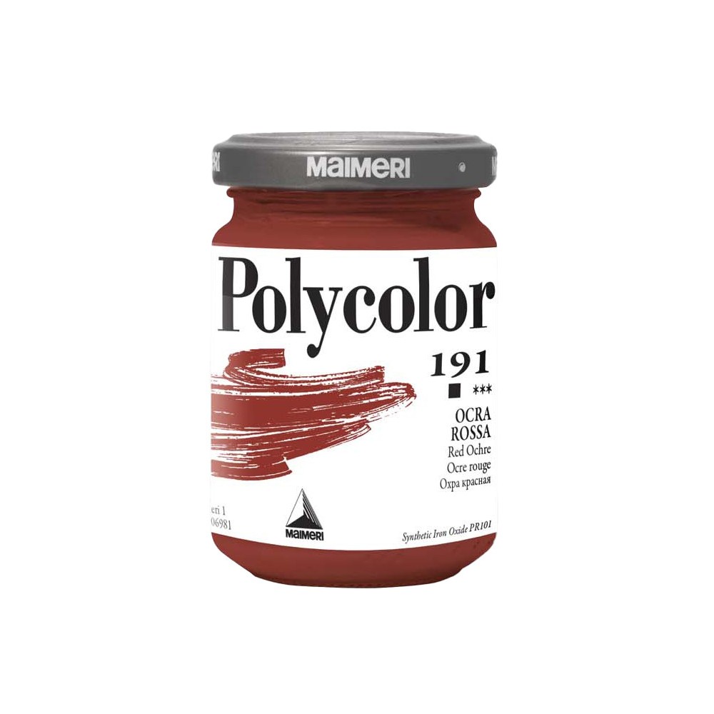 Acrylic paint Polycolor - Maimeri - 191, Red Ochre, 140 ml