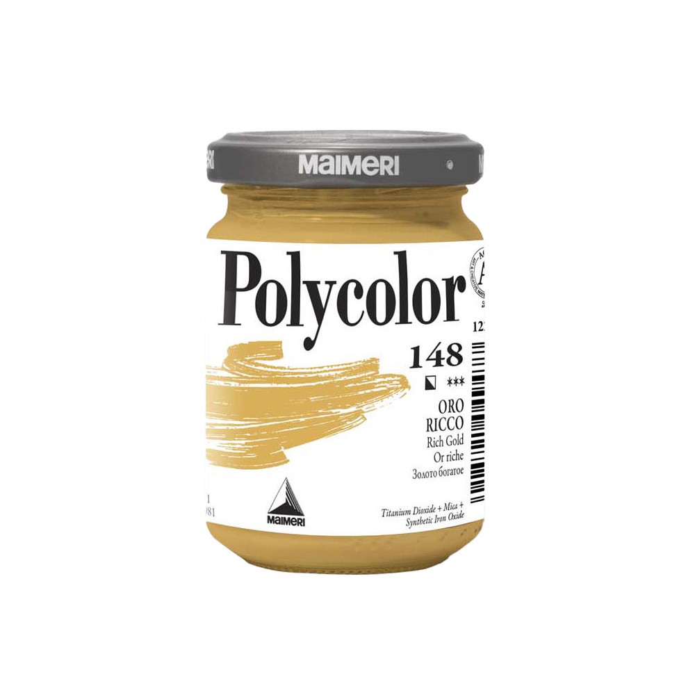 Farba akrylowa Polycolor - Maimeri - 148, Rich Gold, 140 ml