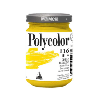 Farba akrylowa Polycolor - Maimeri - 116, Primary Yellow, 140 ml