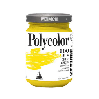 Farba akrylowa Polycolor - Maimeri - 100, Lemon Yellow, 140 ml