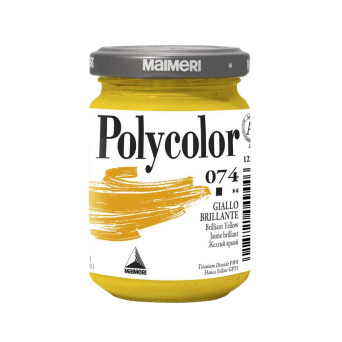 Farba akrylowa Polycolor - Maimeri - 074, Brilliant Yellow, 140 ml